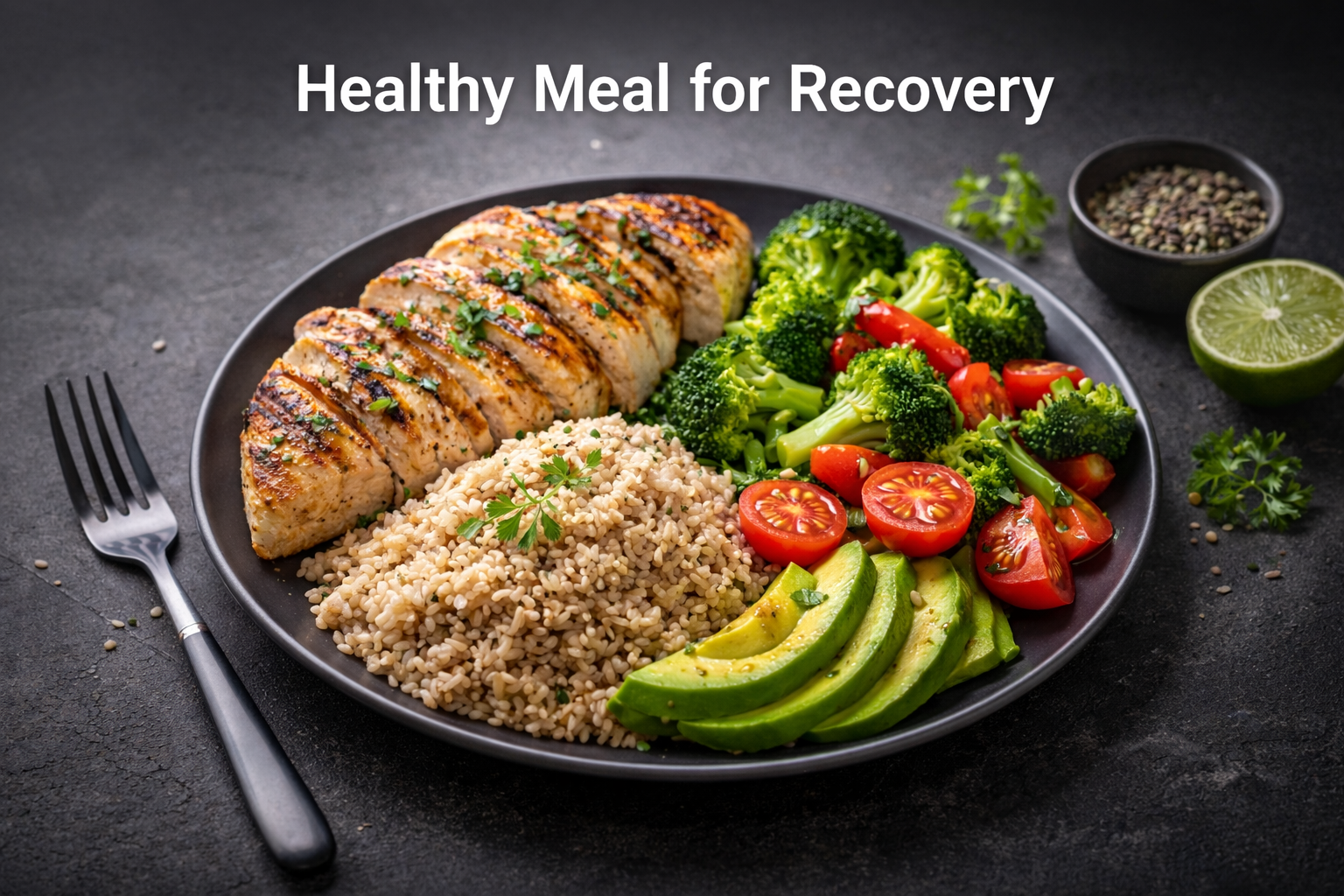 Healthy meal for recovery